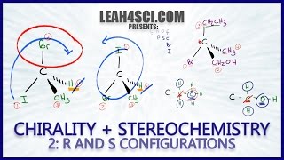 R and S Configuration Using Cahn Ingold Prelog Priority Rules Leah Fisch [upl. by Kati]