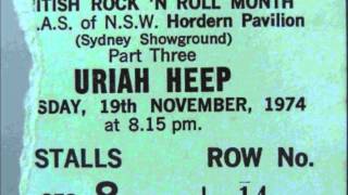 Uriah Heep  1st Australian concert  Sydney 19 November 1974 [upl. by Hazelton]