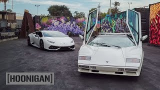 HOONIGAN DT 175 1100hp Huracan Vs Countach [upl. by Tala347]