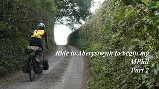 Ride to Aberystwyth to begin my Masters  Moving from England to Wales  Part 2 Pilleth Church [upl. by Stretch]