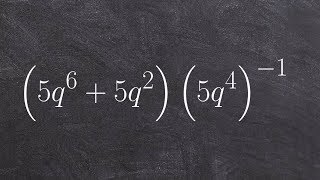 Learn to divide a binomial by a monomial [upl. by Ellehcear]