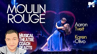 MOULIN ROUGE  COME WHAT MAY  AARON TVEIT amp KAREN OLIVO  Marc Daniel Patrick Reacts [upl. by Zolly949]