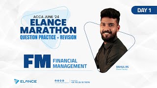 Elance Marathon Question Practise  Financial Management FM  Day 1  Live  Rahul RS  Elance [upl. by Mirielle]