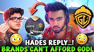 GODL HADES REVEAL GODLIKE AND REALME COLLAB IS NOT OVER 😳🚨 REACT ON IQOO SPONSER 🤔  GODL [upl. by Annamaria]