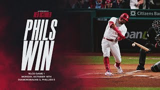 Dbacks vs Phillies Game 1 Highlights 101623  MLB Highlights [upl. by Galatia]