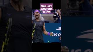 Nadal  Cilic Super Point Us Open [upl. by Oinesra]