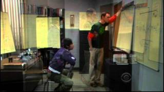 Sheldon And Raj Working Hard  The Big Bang Theory [upl. by Mavra]