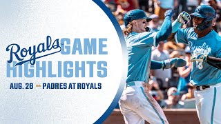 SeasonHigh 15 Runs  Royals Beat Padres [upl. by Anawait]