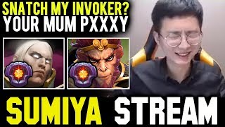 Dont Snatch My Invoker SUMIYA vs Master Tier Invoker  Sumiya Facecam Stream Moment 499 [upl. by Timoteo]