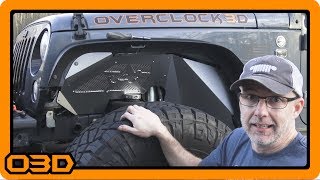 Auxmart Aluminum Fender Liners  How To Install and My Test Fit  2015 Jeep Wrangler [upl. by Eniamzaj]