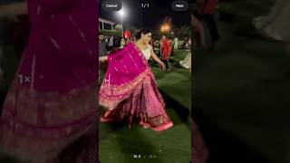 Prachi Solanki and Divyesh Garba  Sanedo  Divyesh Talaviya Garba [upl. by Enelyw]