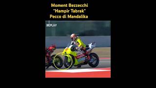 Moment Bezzecchi quotHampir Tabrakquot Pecco di MotoGP Mandalika 2024 motogp [upl. by Minerva]