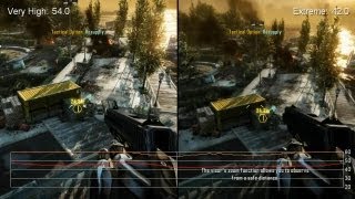 Alienware M17x R4Radeon 7970M Crysis 2 Very High vs Extreme 1080p [upl. by Lanza573]