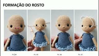 Receita Boneca amigurumi pdfamigurumi amigurimi boneca doll receitaamigurumi [upl. by Jeu354]