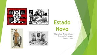 Estado Novo História e Geografia de Portugal  6º ano [upl. by Ahusoj]