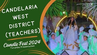 Candelaria West District Teaching Force  Turumba Presentation Candle Festival 2024 [upl. by Dranyam56]