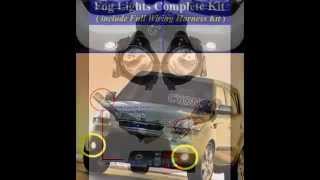 Fog Light Lamp Complete Kit Wiring Harness Kit for 20082011 KIA SOULMF Switch [upl. by Ennahs897]