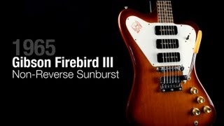 1965 Gibson Firebird NonReverse III Sunburst  CME Vintage Demo [upl. by Boor329]