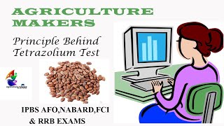 Principle behind Tetrazolium test Seed Viability test Seed technology for ExamsAgriculture Makers [upl. by Adria]