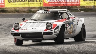 Lancia Stratos HF Rally Gr 4 Ferrari V6 Sound Dual vs Single 6 in 1 Exhaust Comparison [upl. by Philo]