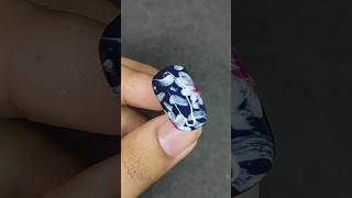 Easy flower nail art design nailart shorts flowers [upl. by Vyner]