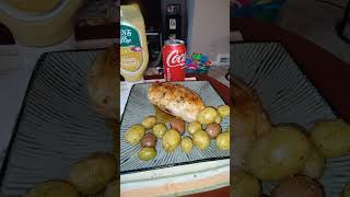 Eating Tyson Boneless Frozen Skinless Chicken Breasts 9524 [upl. by Bruell]