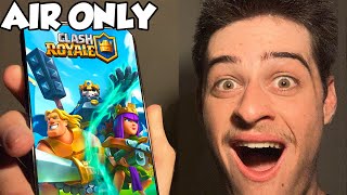 Beating Clash Royale With Only Flying Cards [upl. by Nylekoorb]