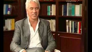 Hvorostovsky  interview in Russian part 1 of 3 [upl. by Yrollam]