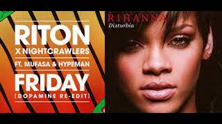 Disturbia ON Friday  Rihanna  Riton GAΣ mashup [upl. by Coralyn]