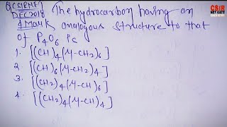 Isolobal Analogy  Csir net december 2018 chemical science  CSIR NET GATE CHEMISTRY Organimetallic [upl. by Kong]