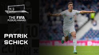 Patrik Schick Goal  FIFA Puskas Award 2021 Finalist [upl. by Elroy]