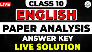 Class 10 English Paper Analysis 2024  English Answer Key  सबसे पहले Solution  CBSE Board 2024 [upl. by Abert659]