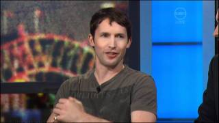 James Blunt interview  The 7pm Project Australia 2011 [upl. by Xino]