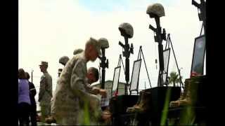 29 Palms Marine Base Memorial Service [upl. by Landel]