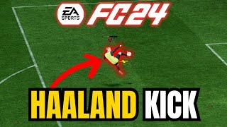 FC 24 Tutorial for Haaland Kick from Manchester City vs Borussia Dortmund fc24 [upl. by Negrom]