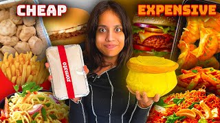 EXTREME Cheap VS Expensive Food Challenge 😱😱 [upl. by Brechtel]