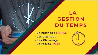 📌EOAE 1ère Bac Sc Eco 👉 Gestion du temps  Méthodes NERAC🖍Agenda🖊Planning🖍Réseau PERT👌 [upl. by Donelu]