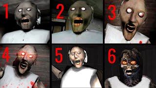 Granny 1 2 3 4 5 6 All Jumpscares  Khaleel and Motu Gameplay [upl. by Charley]