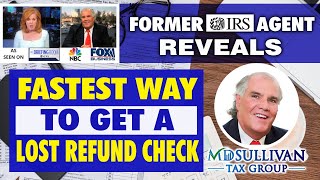 Former IRS Agent Explains The Fastest Way To Get A Lost Refund Check Call 8008291954 amp Form 3911 [upl. by Mourant123]