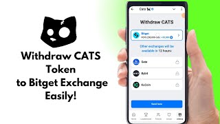 Withdraw CATS Token to Bitget Exchange A StepbyStep Guide [upl. by Yelknirb]