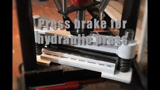 6 Bending brake for benchtop press [upl. by Asilrac81]