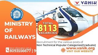 NTPC NEW VACANCY 2024🔥  RRB NTPC NEW VACANCY 2024 POST  8113 🔥🔥 rrb ntpc [upl. by Itsim117]