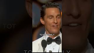 MATTHEW MCCONAUGHEY AWARDED BEST ACTOR [upl. by Itsirk880]