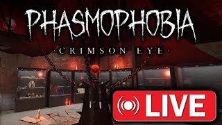 🔴 LIVE LETS GRIND SOME BLOOD POINTS  Phasmophobia Halloween Event [upl. by Tirb]