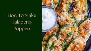 How To Make Jalapeno Poppers With Bacon [upl. by Yuh]