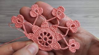 StepbyStep Crochet Flower Tutorial  Easy Knitting Online Guide for Beginners [upl. by Ternan701]