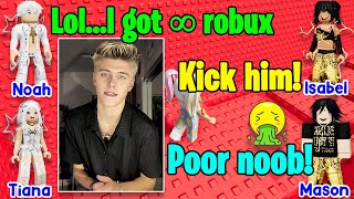 🥓 TEXT TO SPEECH 🥓 My Friends Hate Me Cuz They Dont Know I Have Infinite Robux 🥓 Roblox Story [upl. by Notnyw79]