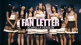 JKT48 Gen 7  Fan Letter Last Show Graduation Chika JKT48 Unofficial Acapella Version [upl. by Eeltrebor630]