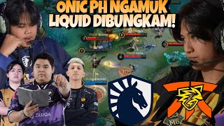 ONIC PH NGAMUK  BRUSKO SAMPE GITU COK KE LIQUID  LIQUID VS ONIC BO1 SWISS STAGE [upl. by Ahsatin372]