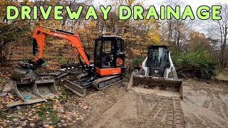 Installing New Drainage UNDER a Driveway [upl. by Donaugh421]